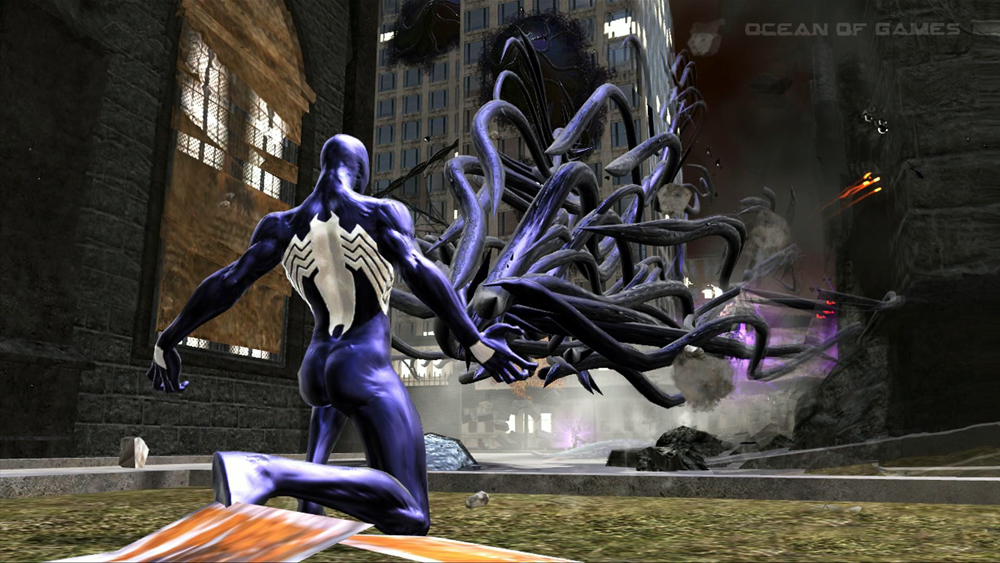 spiderman webs of shadow ocean of games